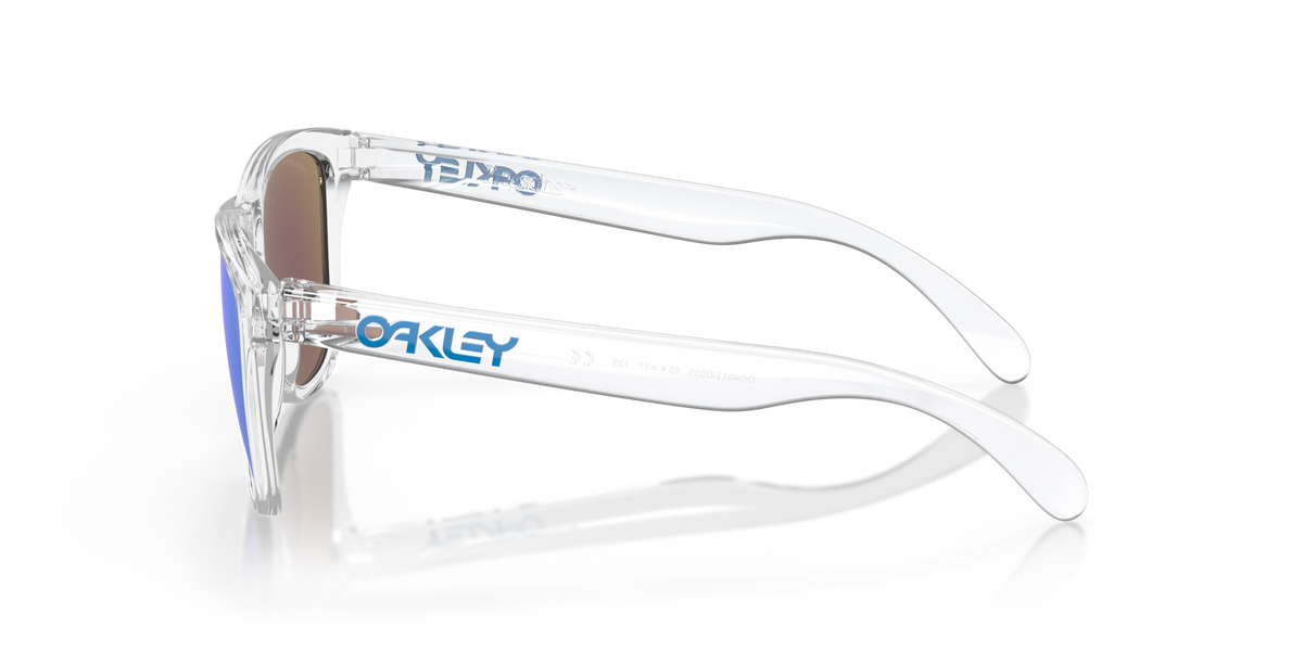 Lunettes Frogskins Oakley - Transparent cristal / Prizm Sapphire;Lunettes Frogskins Oakley - Transparent cristal / Prizm Sapphire;Lunettes Frogskins Oakley - Transparent cristal / Prizm Sapphire;Lunettes Frogskins Oakley - Transparent cristal / Prizm Sapphire