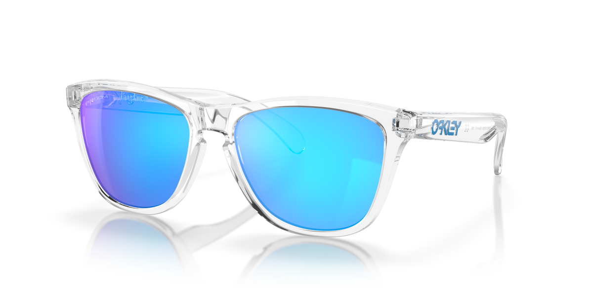 Lunettes Frogskins Oakley - Transparent cristal / Prizm Sapphire;Lunettes Frogskins Oakley - Transparent cristal / Prizm Sapphire;Lunettes Frogskins Oakley - Transparent cristal / Prizm Sapphire;Lunettes Frogskins Oakley - Transparent cristal / Prizm Sapphire