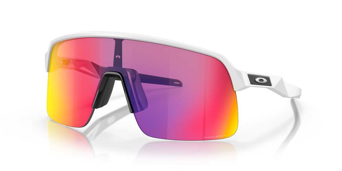 Lunettes Sutro Lite Oakley - Blanc mat / Prizm Road;Lunettes Sutro Lite Oakley - Blanc mat / Prizm Road;Lunettes Sutro Lite Oakley - Blanc mat / Prizm Road;Lunettes Sutro Lite Oakley - Blanc mat / Prizm Road