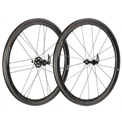 Paire de roues Campagnolo Bora WTO 45 patins Tubeless 2-Way Fit Dark