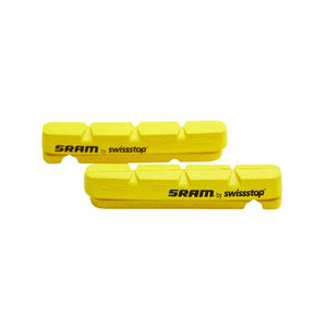 SRAM Paire de Patin Route pour Jantes Carbones JAUNE x2