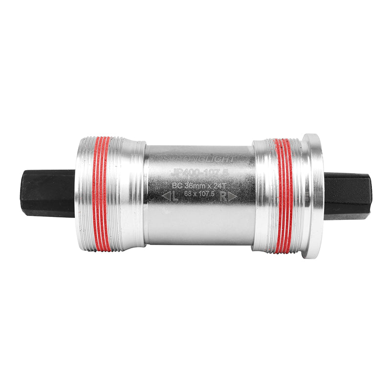 Boîtier de pédalier Stronglight JP400 carré tout alu – Italien 70 107 mm