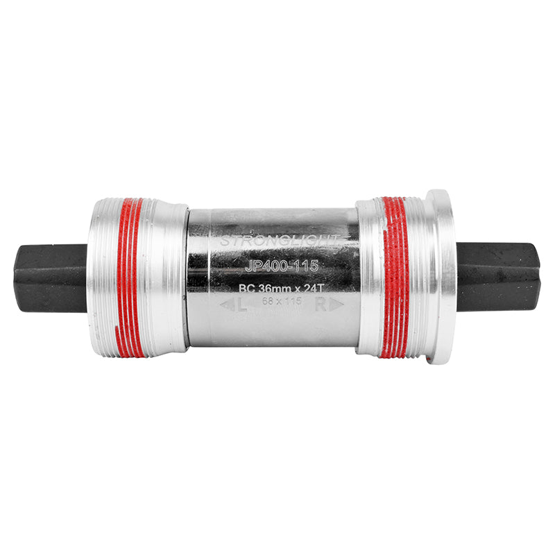 Boîtier de pédalier Stronglight JP400 carré tout alu – Italien 70 115 mm
