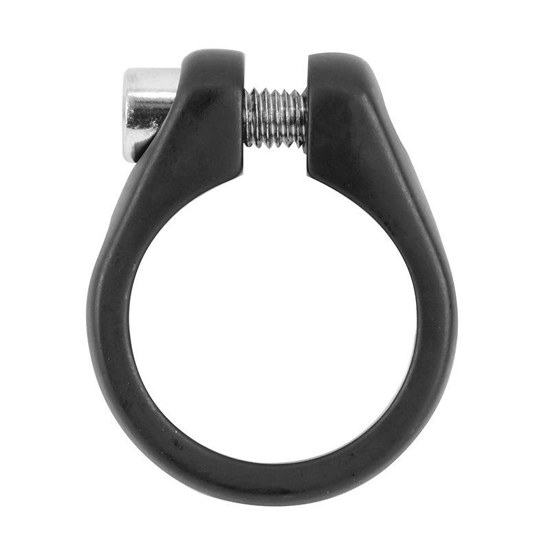 Collier de selle Newton alu à vis – Noir mat 28,6 mm