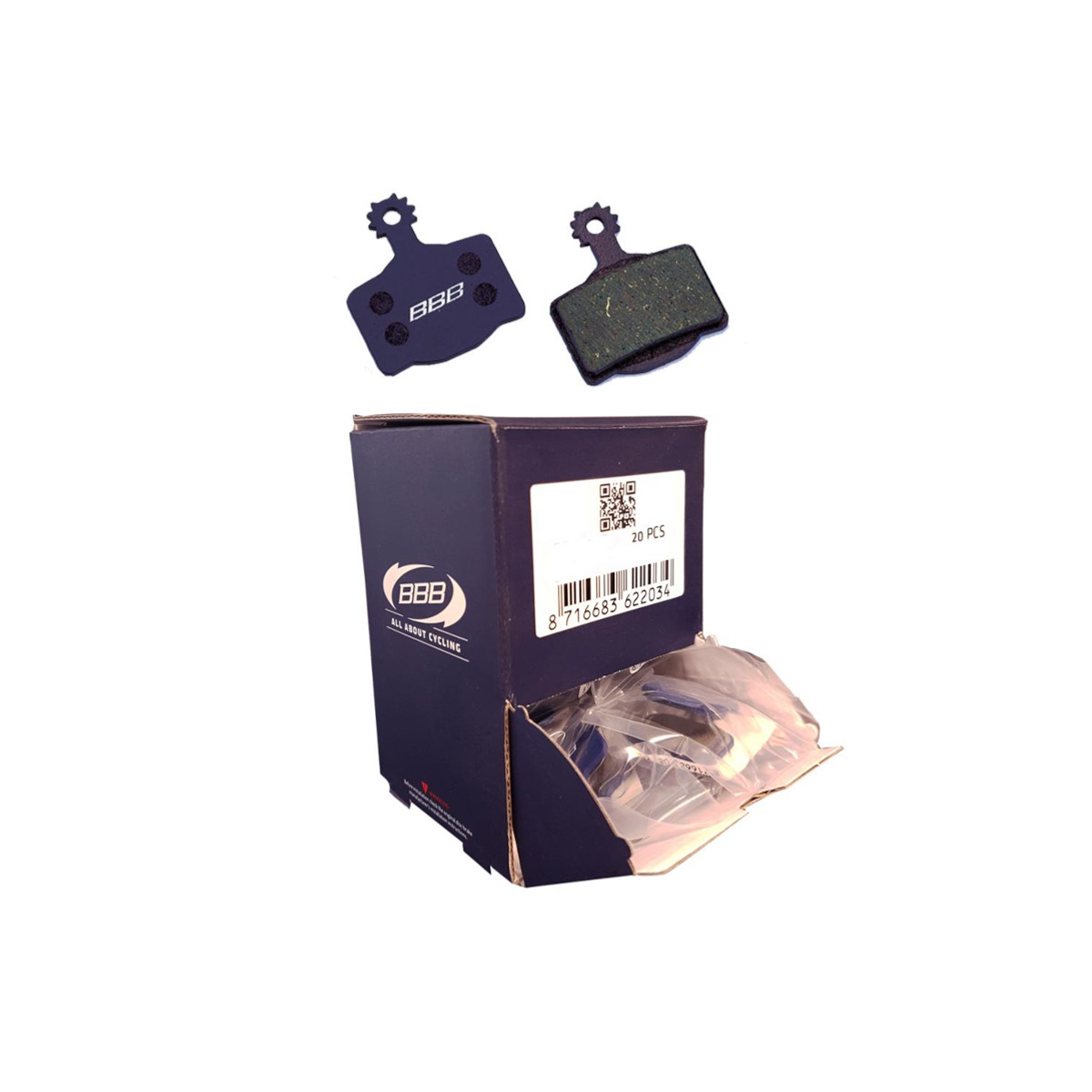 Boîte de plaquettes E-bike DiscStop E-bike Magura (20 paires) BBB