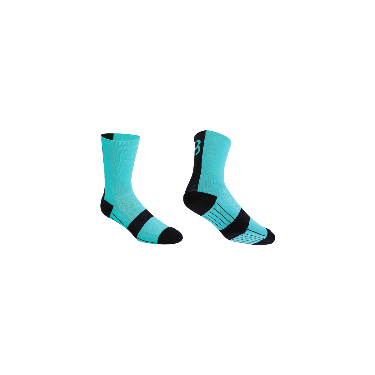 Paire de socquettes VTT MountainFeet Vert d eau BBB