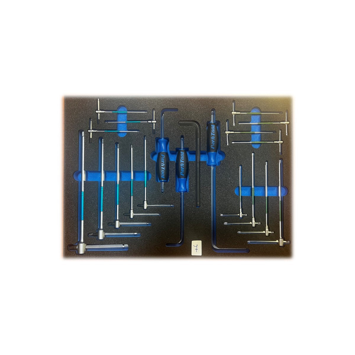 Mousse PTZ avec surface usinés clés torx & clés allen en T Park Tool