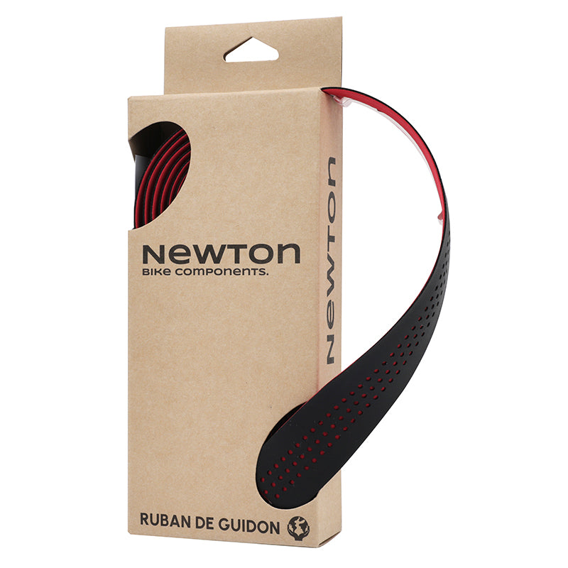 Ruban de cintre Newton noir à effets avec bouchons – Effets rouges