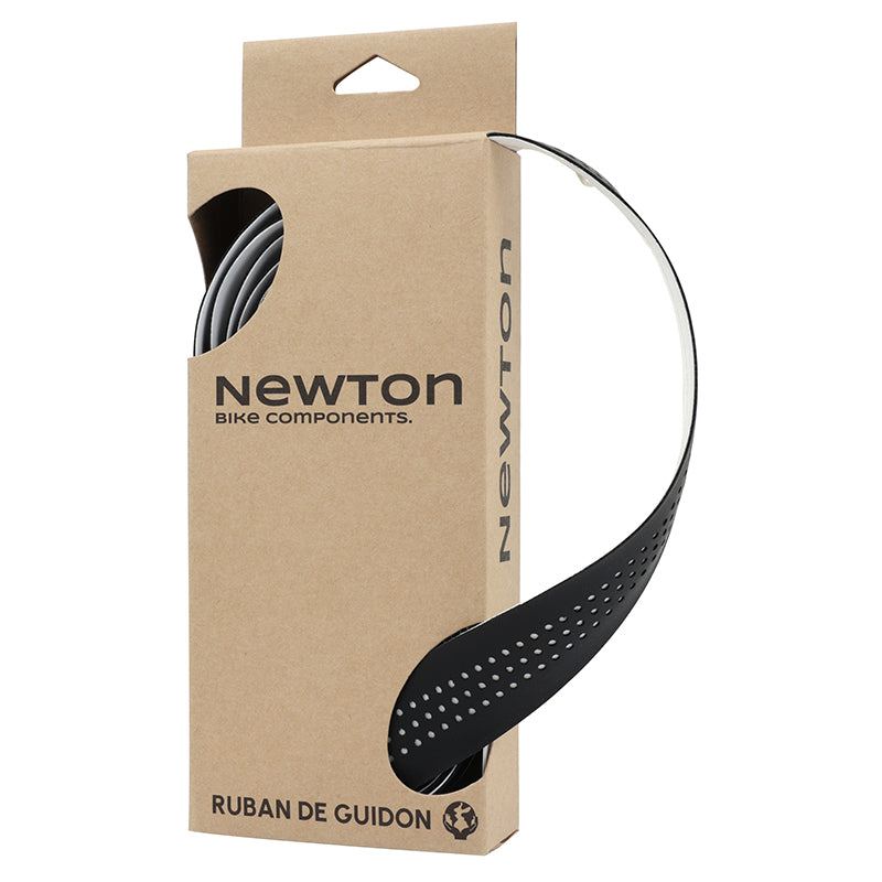 Ruban de cintre Newton noir à effets avec bouchons – Effets blancs