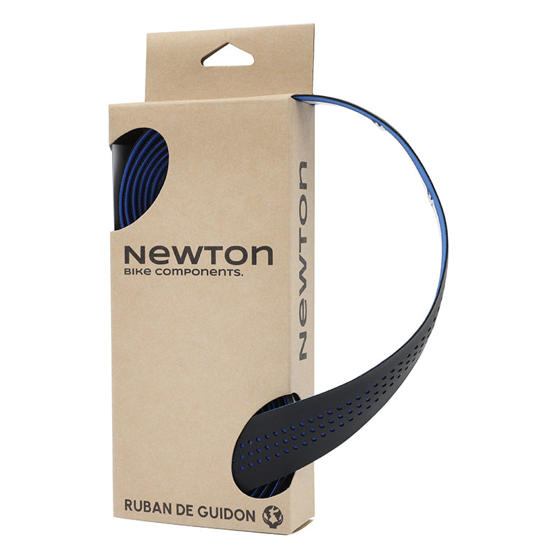 Ruban de cintre Newton noir à effets avec bouchons – Effets bleus