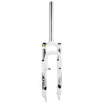 Fourche VTT 26" Zoom 386MLO ressort 60 mm pivot lisse – Blanc