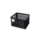 Caisse de vélo en plastique recyclé BASIL – M – 29,5 L / Standard / Noir