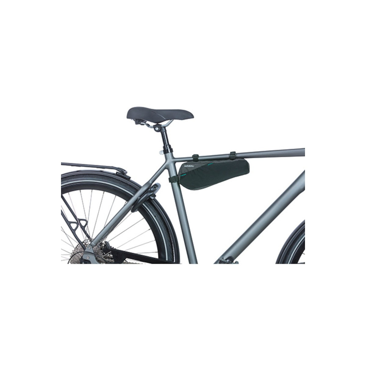 Sacoche de cadre Discovery 365D M 1,8 L noir chiné BASIL