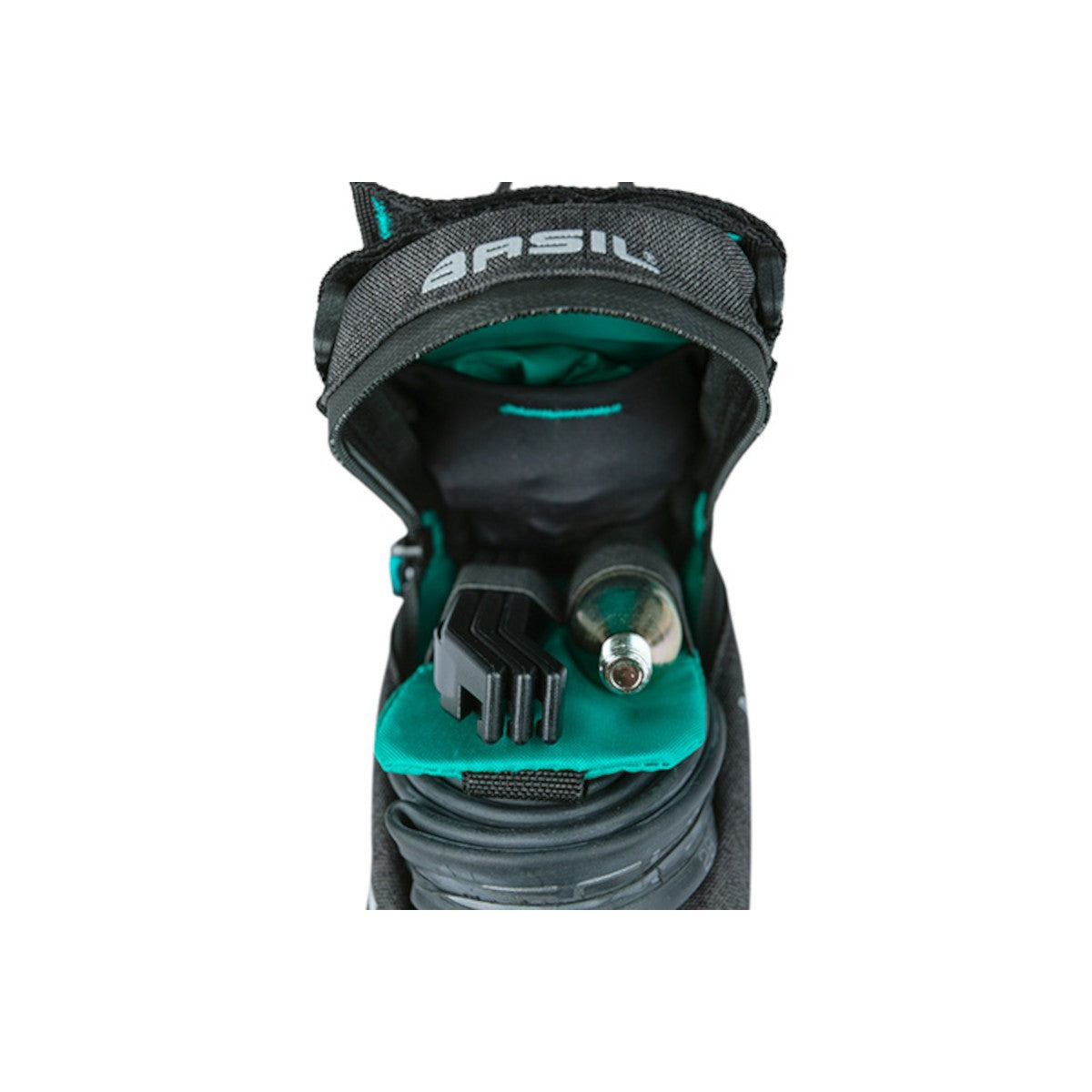 Sacoche de selle Discovery 365D noir chiné BASIL