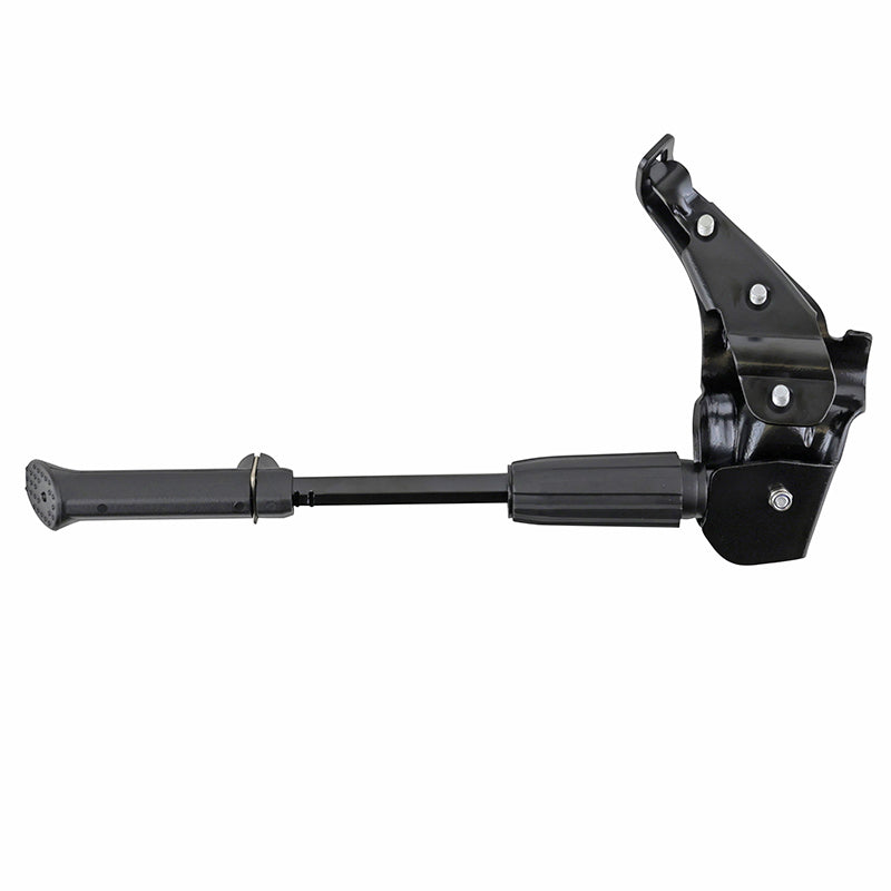 Béquille latérale Newton alu noir réglable 24" à 28" – fixation base-hauban – vue 3