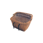 Panier avant ou arrière Dublin en osier verni naturel BASIL