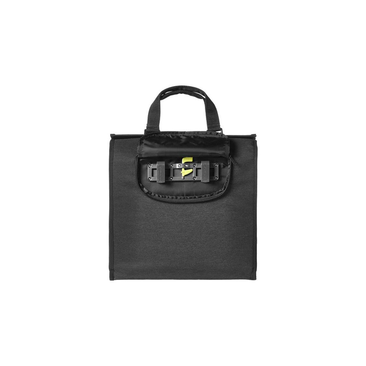 Sacoche arrière Mira Shopper 17 L noir chiné BASIL