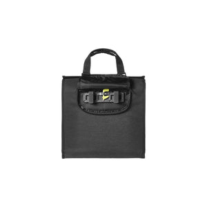Sacoche arrière Mira Shopper 17 L noir chiné BASIL