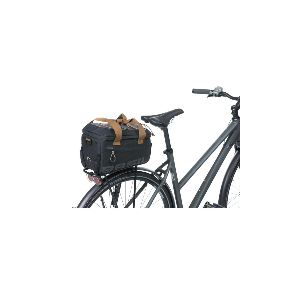 Sacoche arrière Miles 7 L noir ardoise BASIL