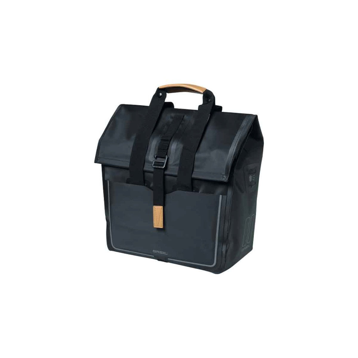 Sacoche arrière imperméable Urban Dry 25 L noir mat BASIL