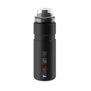 Bidon Elite Syssa Race 750 ml – Noir mat