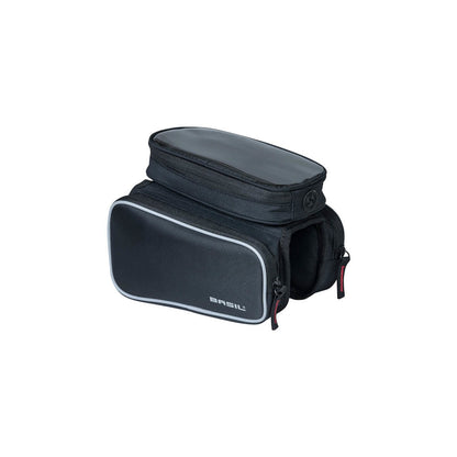Sacoche de cadre double Sport Design M 1,5 L noir BASIL