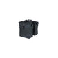 Sacoche double SoHo 41 L BASIL – Crochets standard / Noir nuit