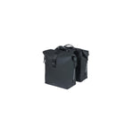 Sacoche double SoHo 41 L BASIL – Crochets standard / Noir nuit
