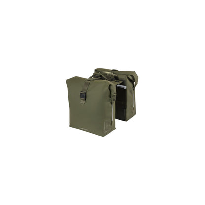 Sacoche double SoHo Nordlicht MIK 41 L vert mousse BASIL