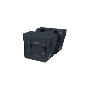 Sacoche double Kavan Eco Classic noir BASIL – 46 L