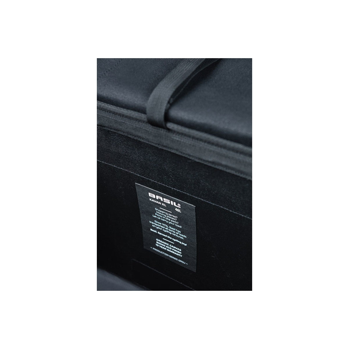 Sacoche double Kavan Eco Classic noir BASIL