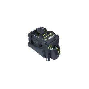 Sacoche porte-bagages Miles XL Pro 9-36 L BASIL – Crochets standard / Noir/citron vert