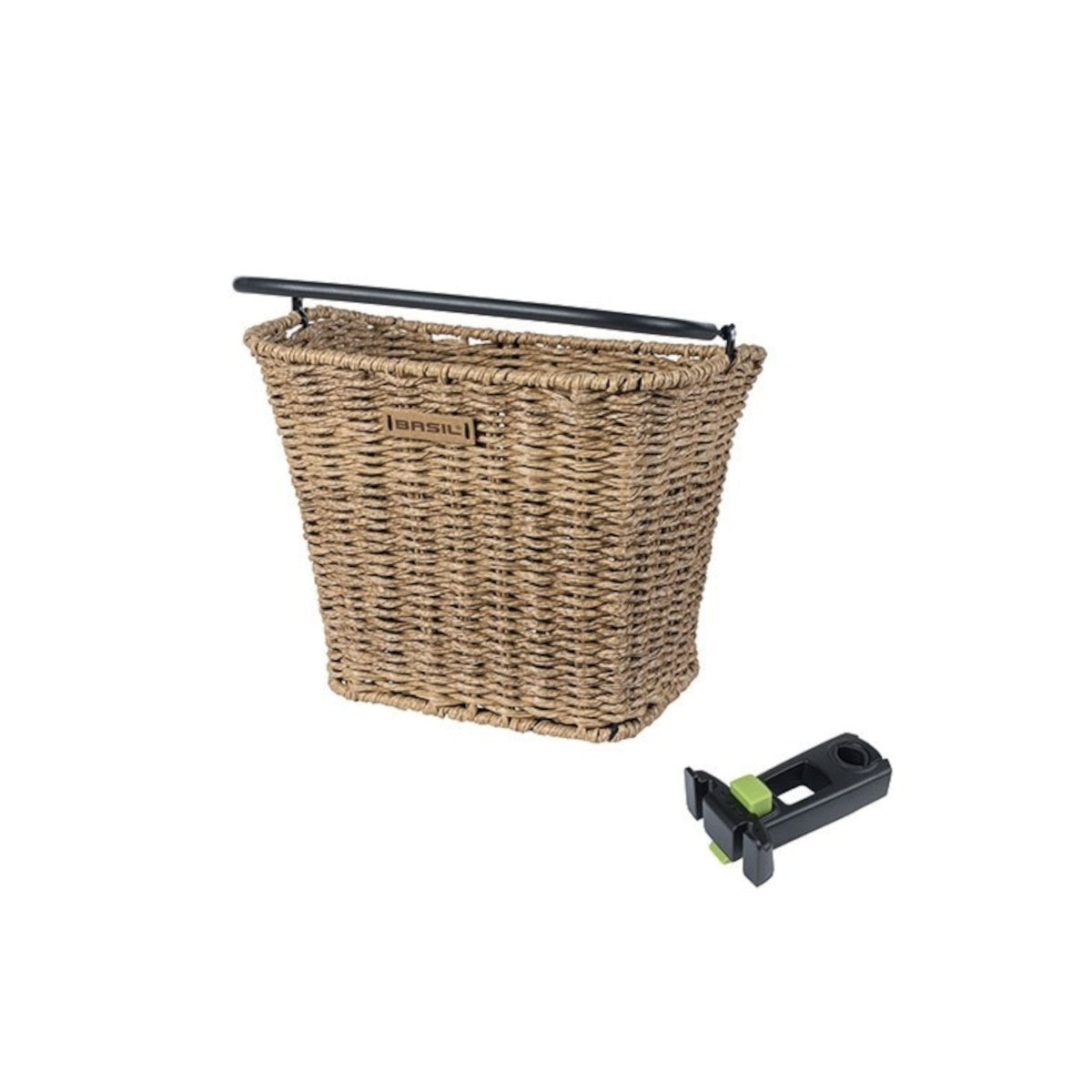 Panier avant rotin Bremen Rattan Look BASIL – KF + support / Herbier marin