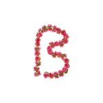 Guirlande de fleurs Flower Garland BASIL – Fuchsia