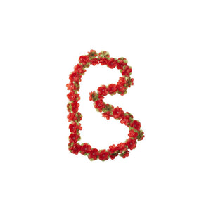 Guirlande de fleurs Flower Garland BASIL – Rouge