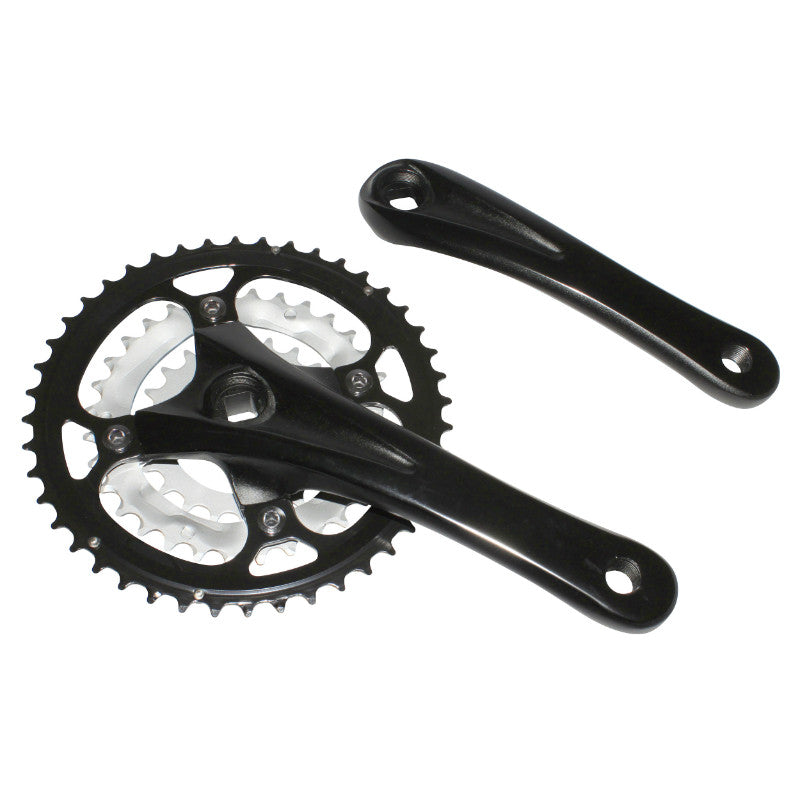 Pédalier VTT P2R 9 vitesses alu noir 170 mm 44-32-22