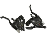 Leviers-manettes VTT P2R 3 x 8 vitesses V-Brake compatibles Shimano (paire)