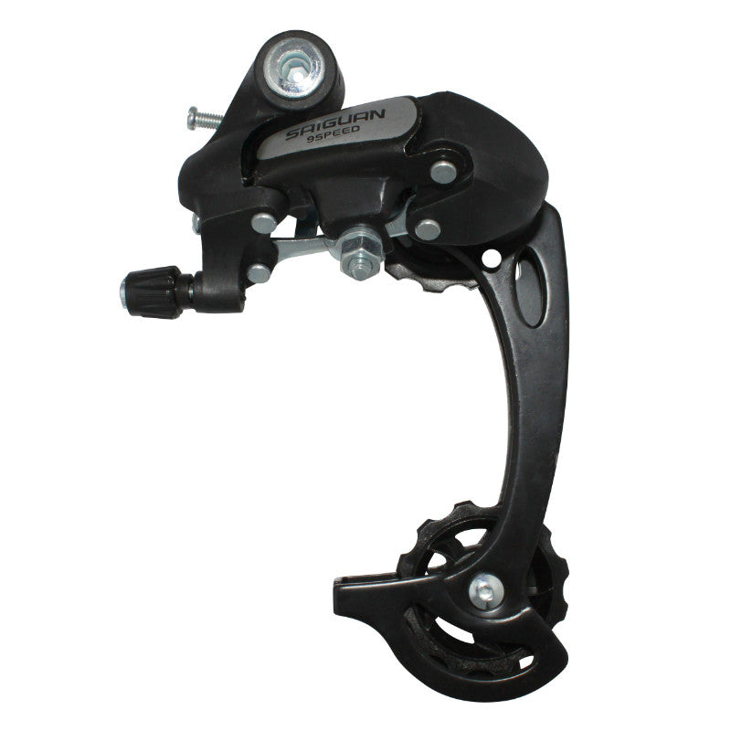 Dérailleur arrière VTT P2R Nine 8-9 vitesses chape longue noir