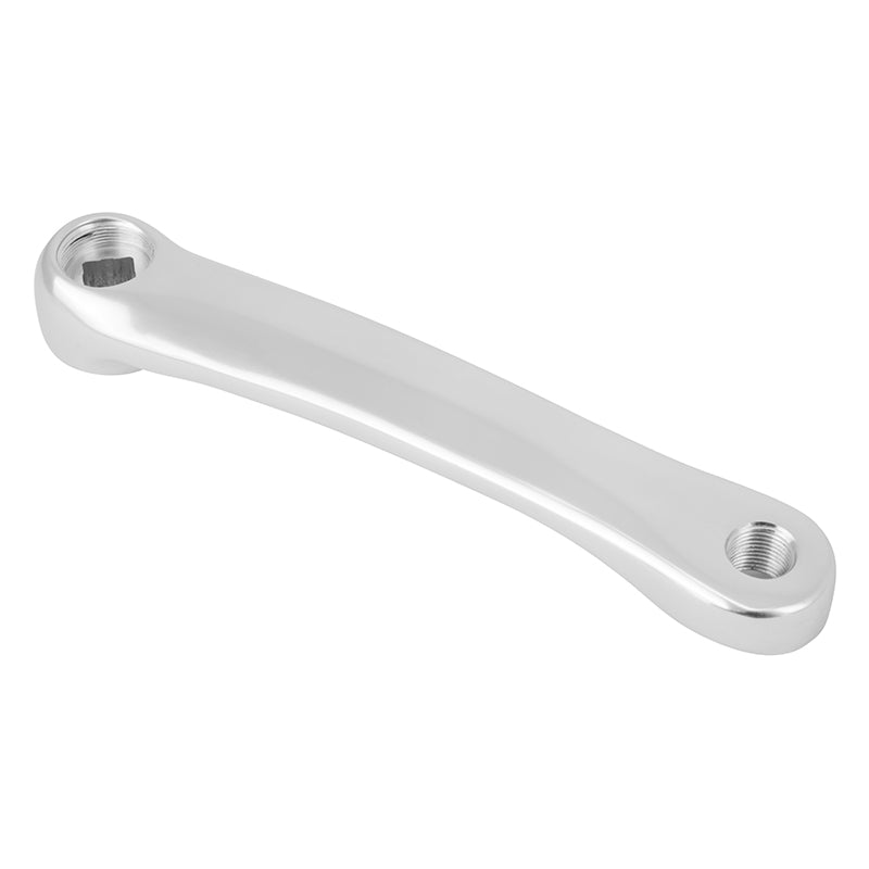 Manivelle gauche Newton alu forgé large argent 175 mm – vue 5