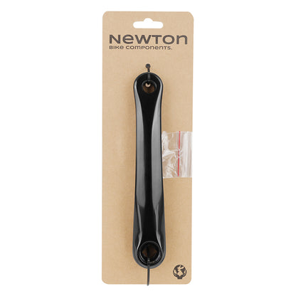 Manivelle gauche Newton alu forgé étroite noire 175 mm
