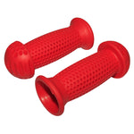 Poignées enfant champignon rouges 100 mm (paire)
