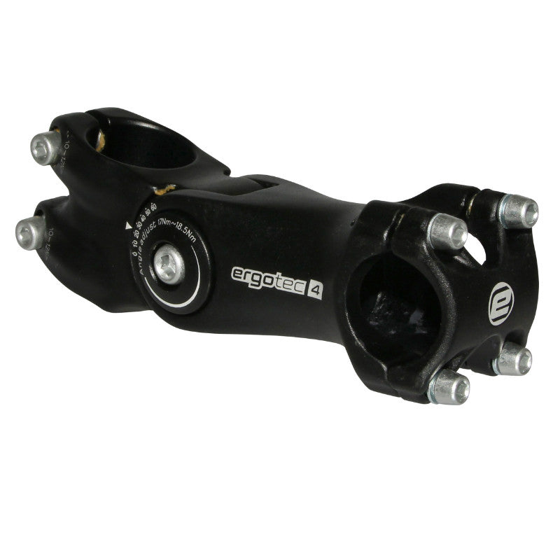 Potence VTT Ergotec Octopus réglable alu noir – 25,4 mm 105 mm