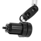 Rétroviseur Newton double articulation fixation embout de cintre – vue 2