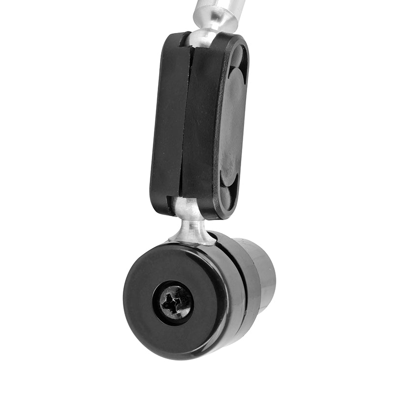 Rétroviseur Newton double articulation fixation embout de cintre – vue 3
