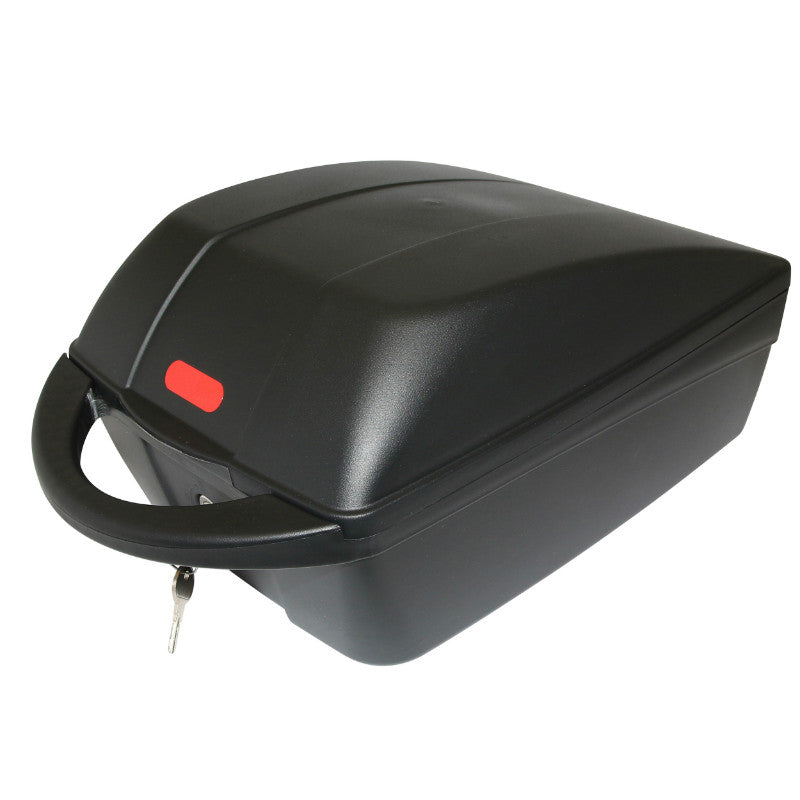 Top case Polisport 11 L noir sur platine à clé