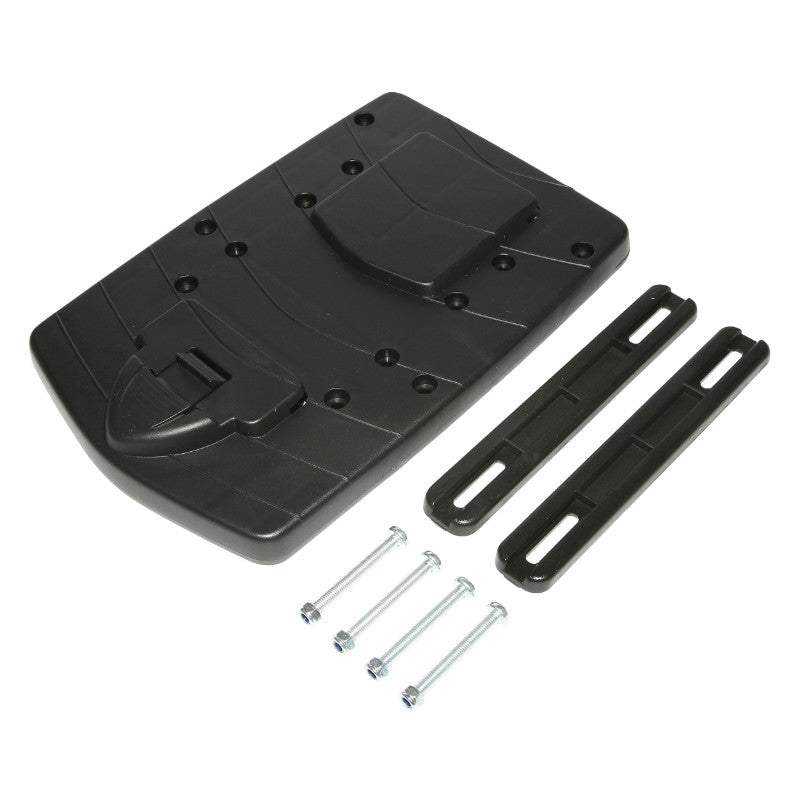 Top case Polisport 11 L noir sur platine à clé – vue 2