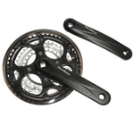 Pédalier VTT Sunrace M3 7-8 vitesses alu noir 170 mm 48-38-28 avec pare-chaîne