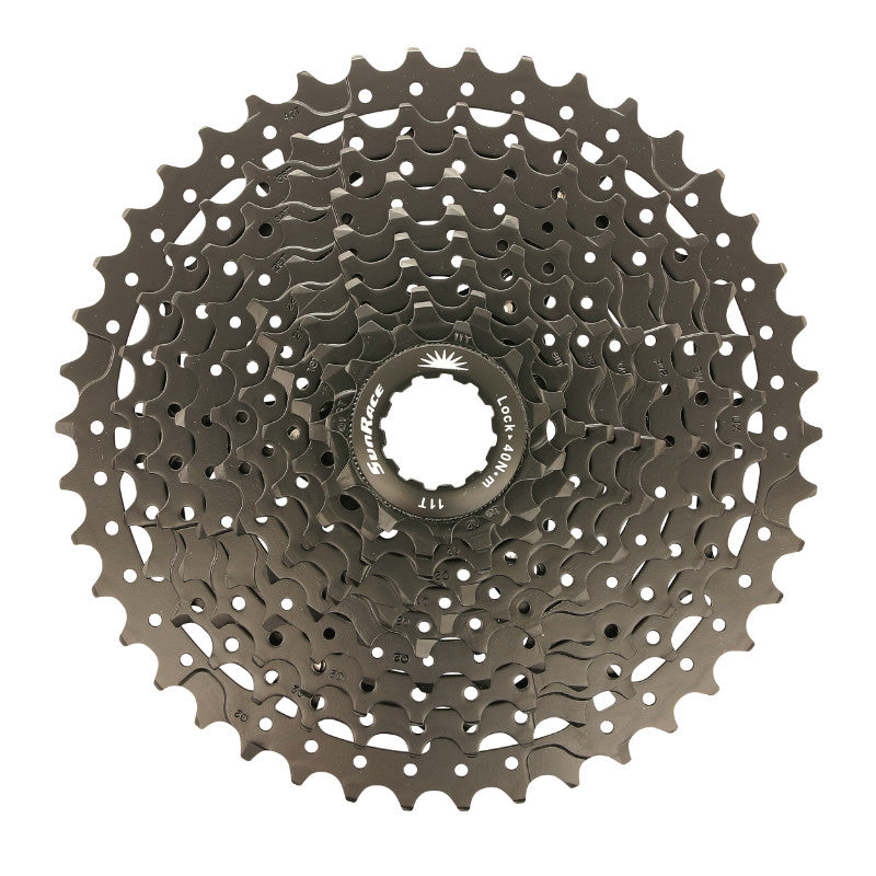Cassette VTT Sunrace MS3 10 vitesses compatible Shimano – 11-42 Noir