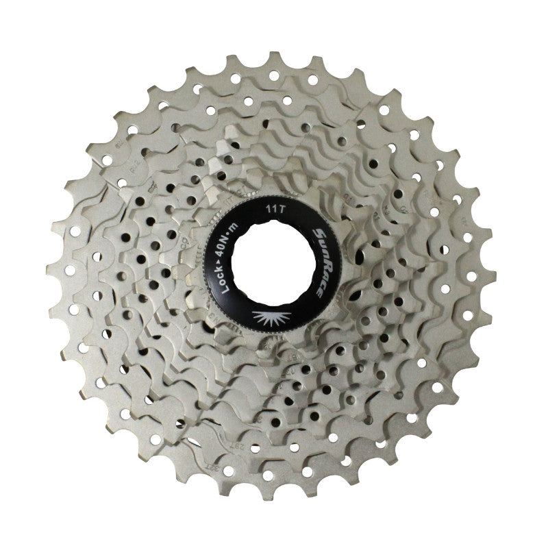 Cassette route Sunrace RS1 10 vitesses argent compatible Shimano – 11-32