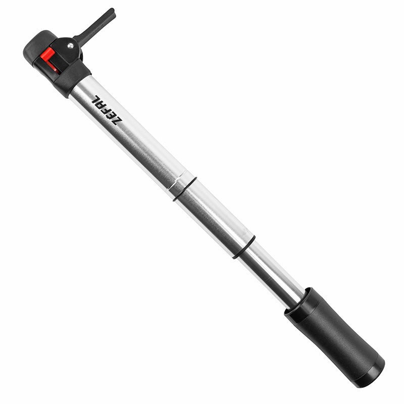 Mini pompe route-VTT Zefal Air Profil Switch alu argent 7 bars – vue 2